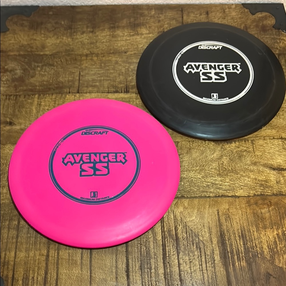 Discraft Avenger SS Pink and Black Disc Set